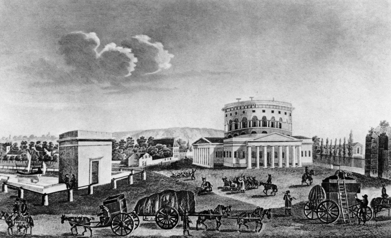 Ansicht des La Villette Tors, Paris von Pierre (after) Courvoisier