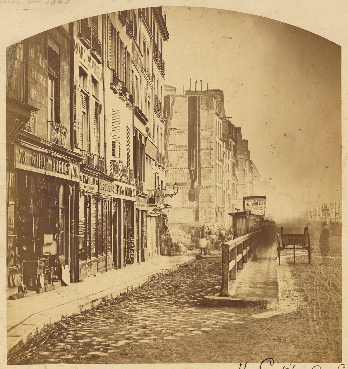 Pariser Straßenszene von Pierre Ambrose Richebourg
