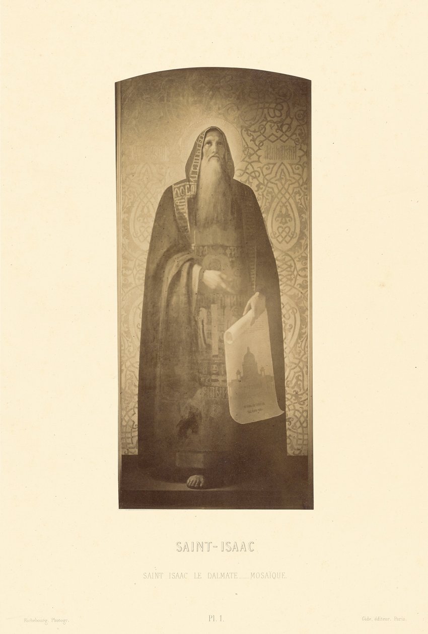 Heiliger Isaak der Dalmatiner, Mosaik von Pierre Ambrose Richebourg
