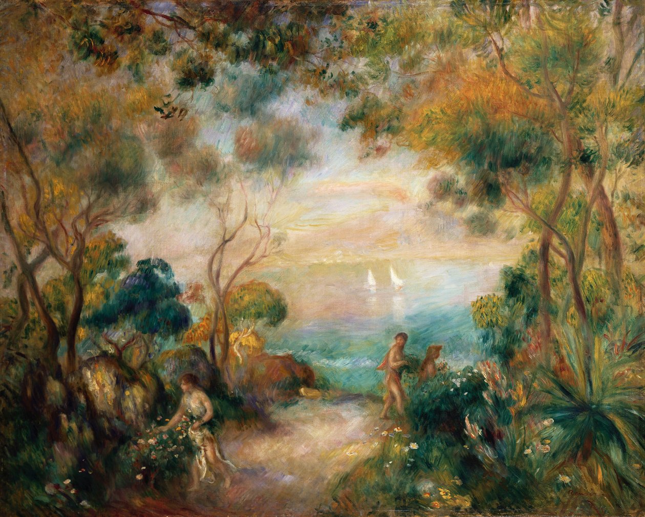 Ein Garten in Sorrent von Pierre Auguste Renoir