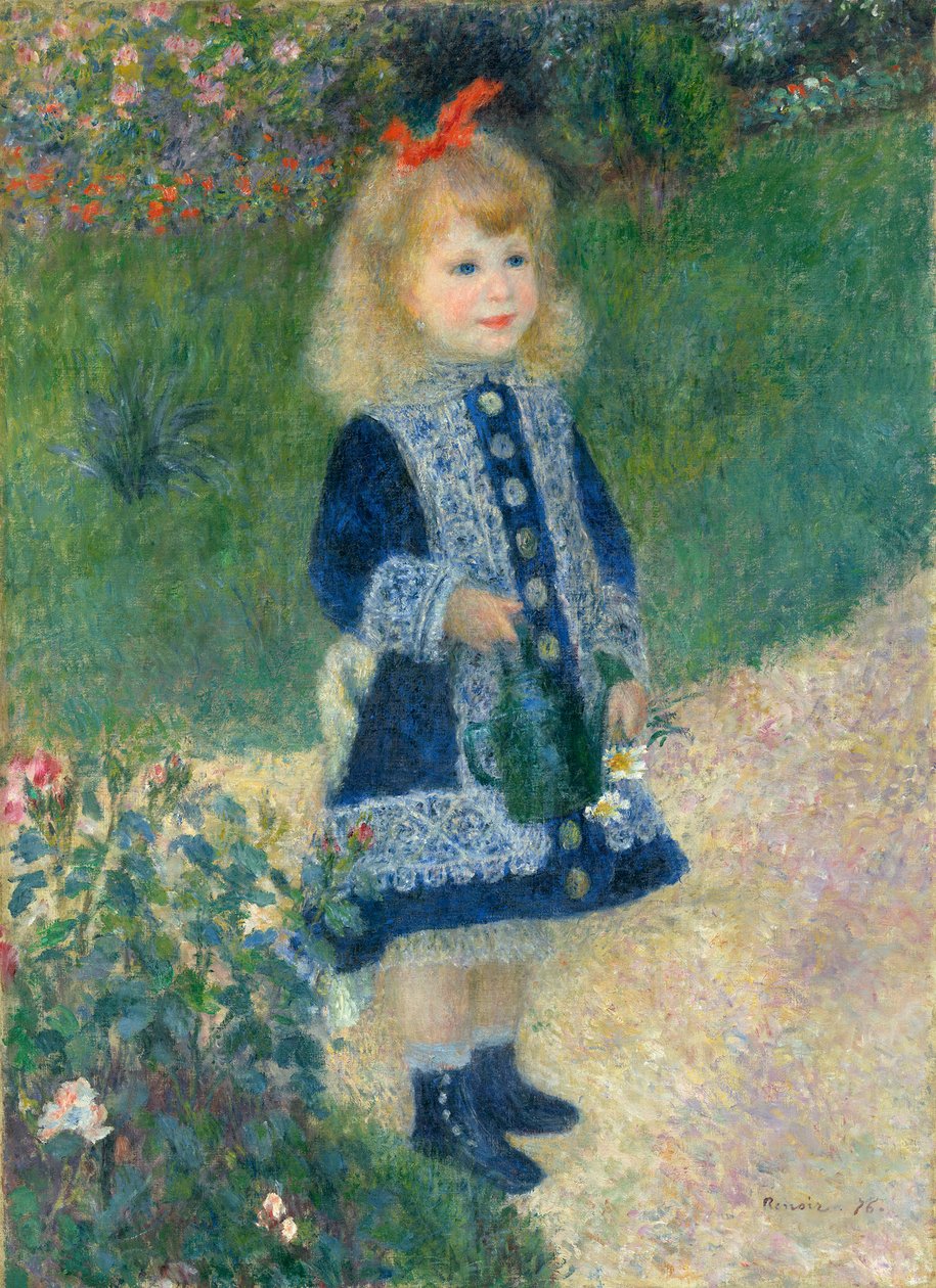 Mädchen mit Gießkanne von Pierre Auguste Renoir