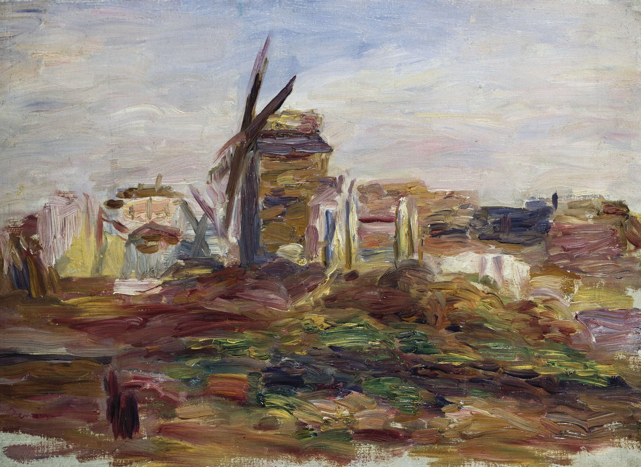 Eine Windmühle von Pierre Auguste Renoir