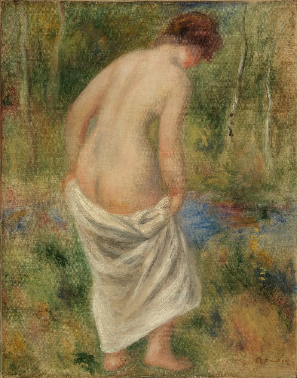 Nach dem Bad von Pierre Auguste Renoir