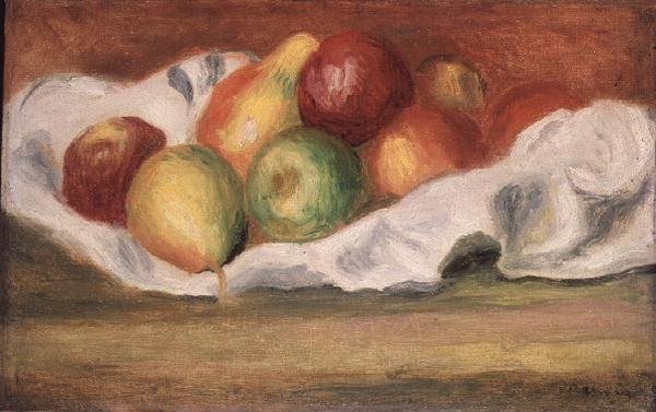 Äpfel und Birnen von Pierre Auguste Renoir