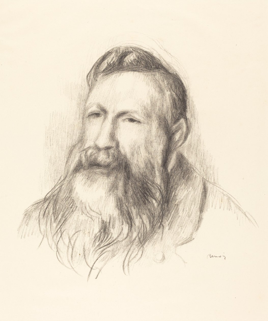 Auguste Rodin, ca. 1910 von Pierre Auguste Renoir