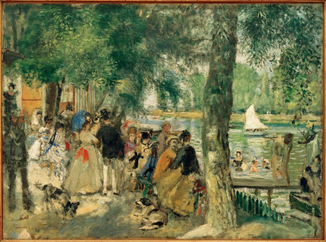 Baden in der Seine / La Grenouillère von Pierre Auguste Renoir