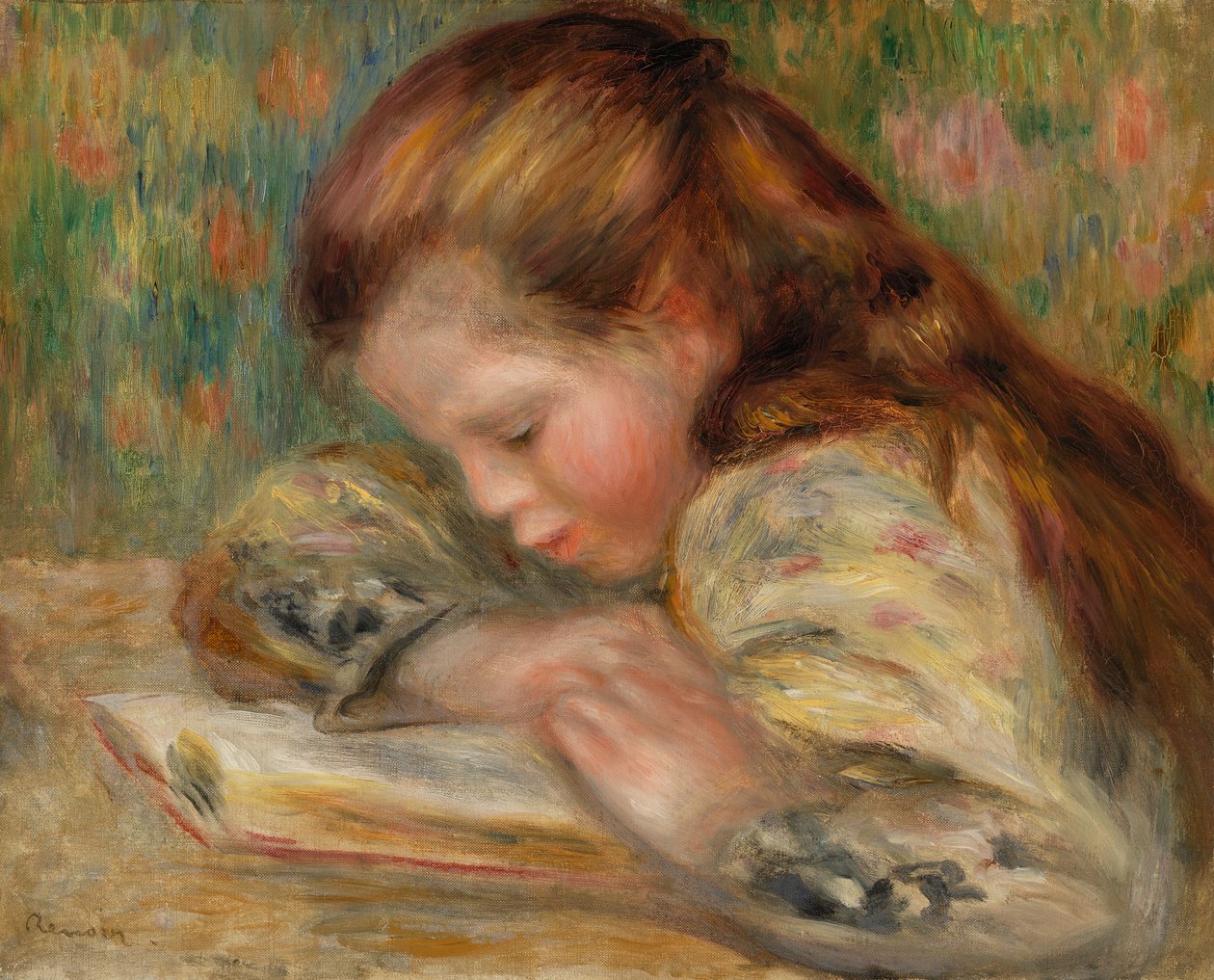 Lesendes Kind von Pierre Auguste Renoir