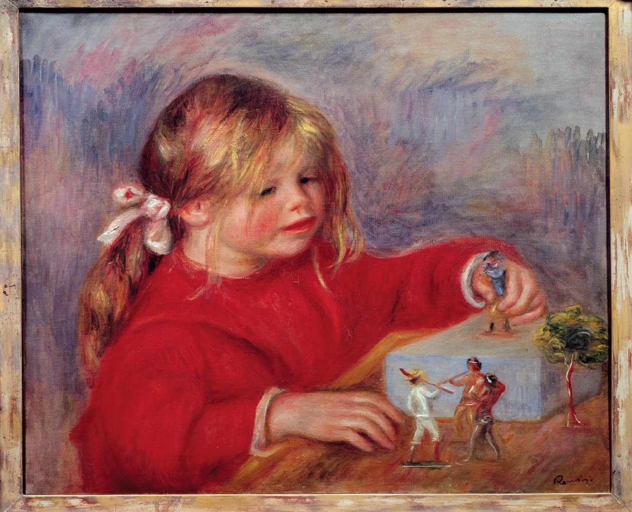Claude Renoir spielt von Pierre Auguste Renoir