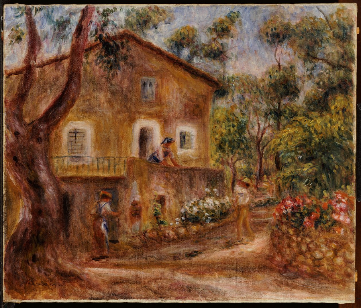 Collettes Haus in Cagne, 1912 von Pierre Auguste Renoir