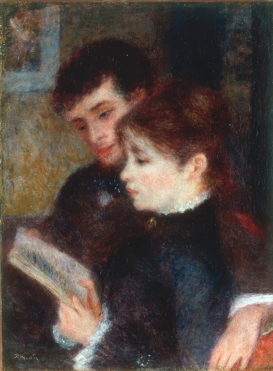 Lesendes Paar von Pierre Auguste Renoir