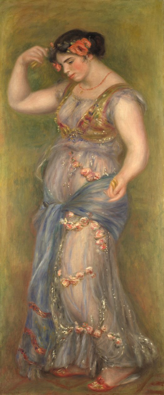Tanzendes Mädchen mit Kastagnetten von Pierre Auguste Renoir