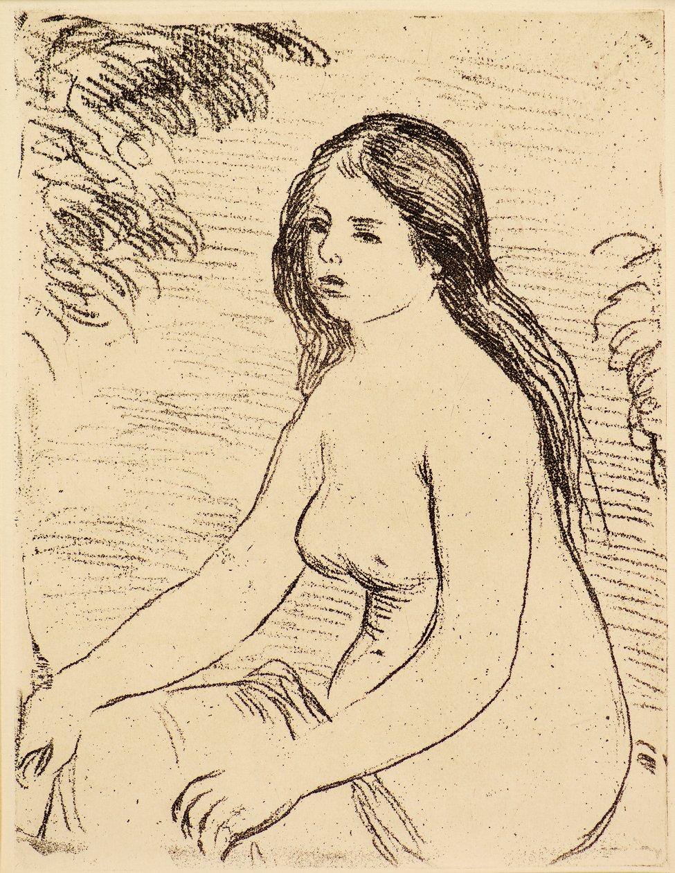 Sitzende nackte Frau von Pierre Auguste Renoir