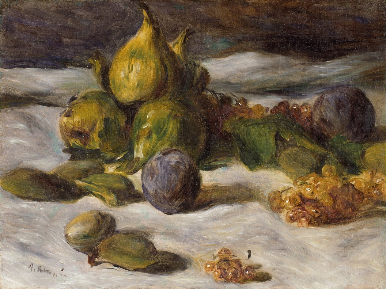 Früchtestillleben (Feigen und Johannisbeeren) von Pierre Auguste Renoir