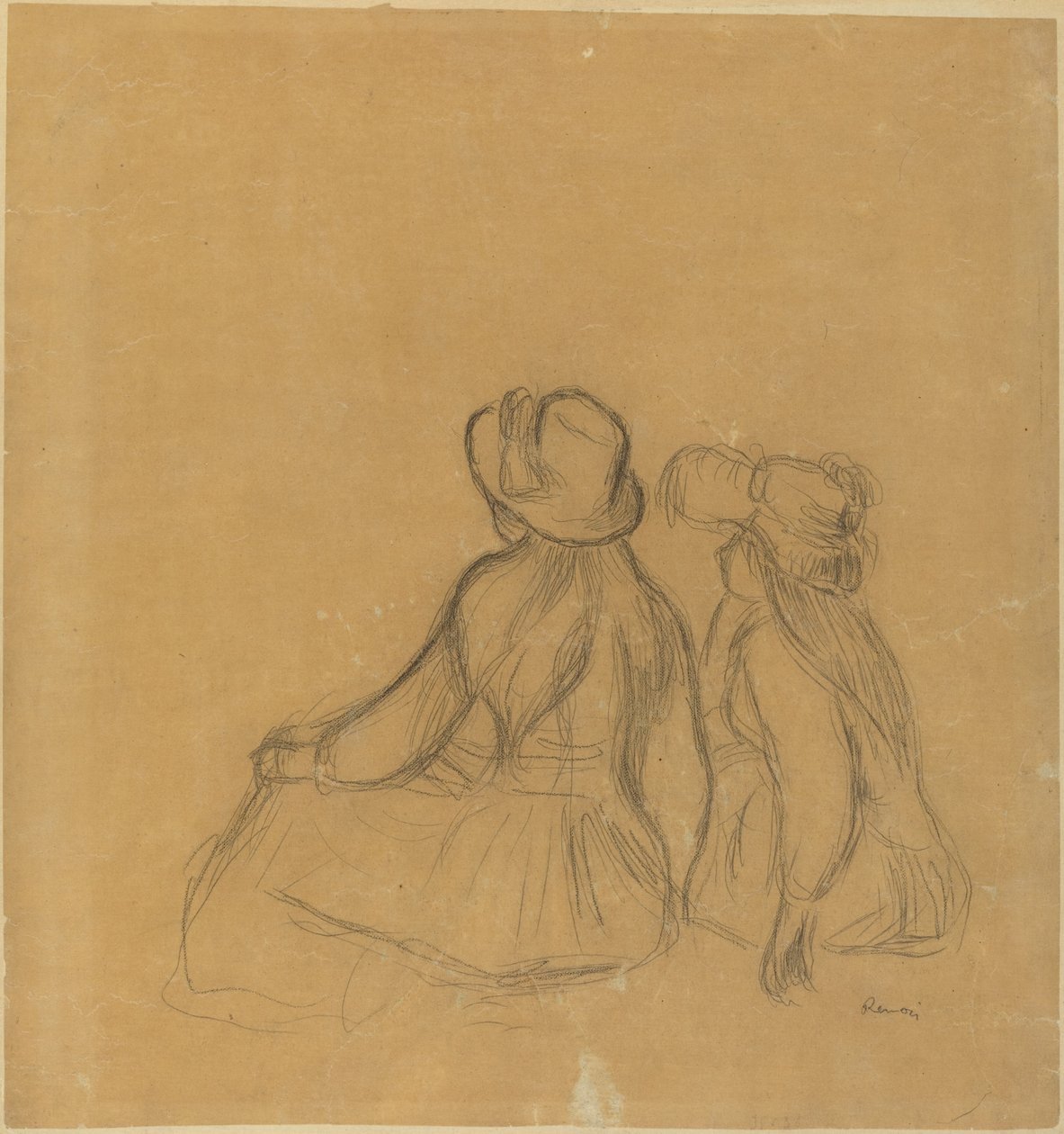 Mädchenzeit, ca. 1890 von Pierre Auguste Renoir