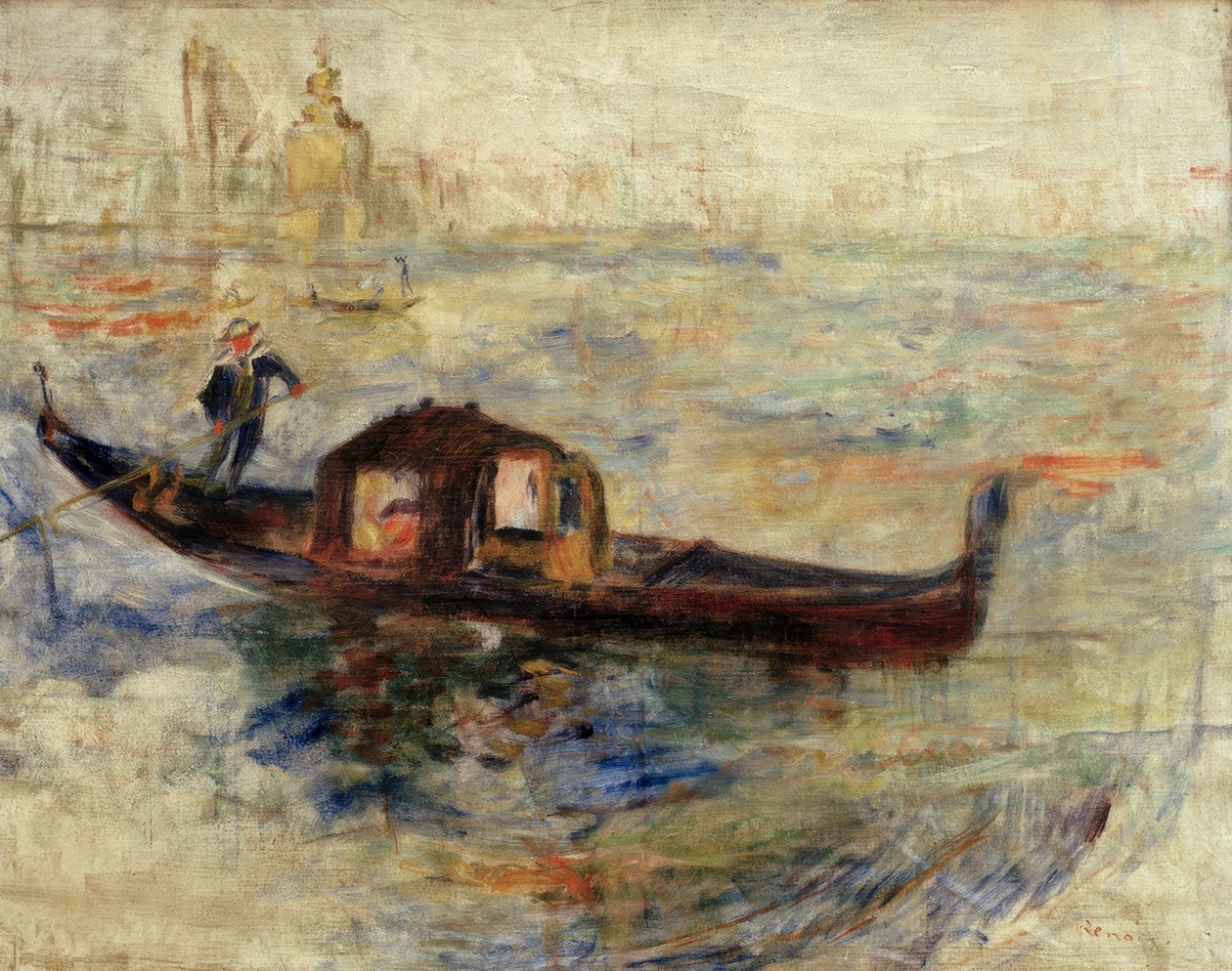 Gondel in Venedig von Pierre Auguste Renoir