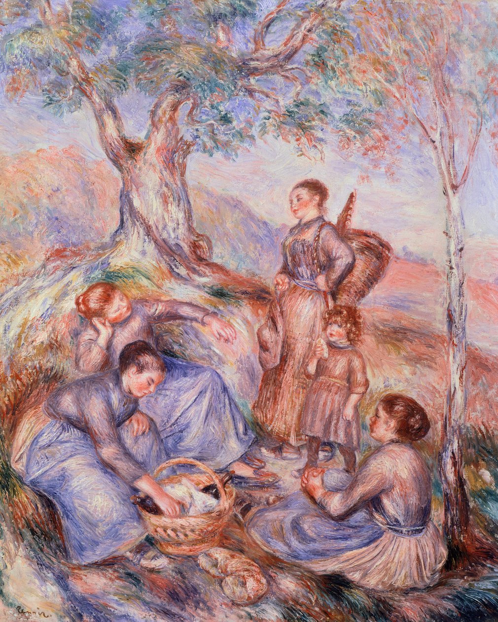 Frühstück der Erntearbeiter von Pierre Auguste Renoir