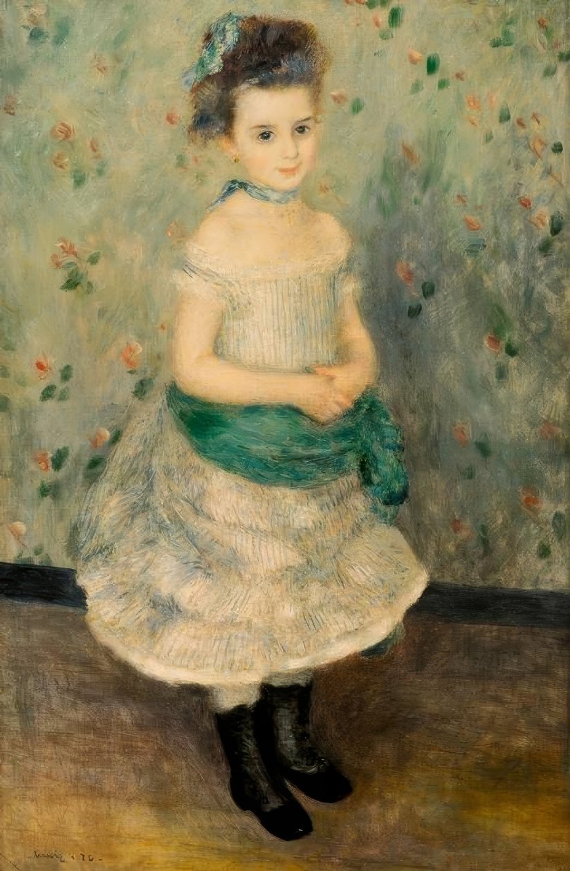 Jeanne Durand-Ruel von Pierre Auguste Renoir