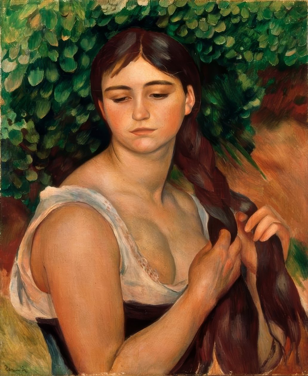 Der Zopf von Pierre Auguste Renoir