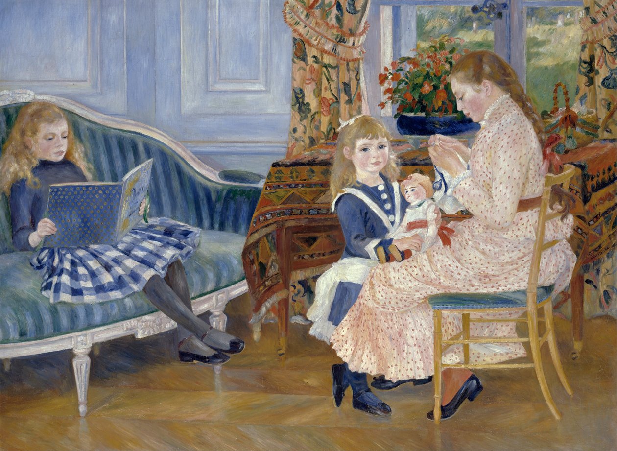 Der Nachmittag der Kinder in Wargemont von Pierre Auguste Renoir