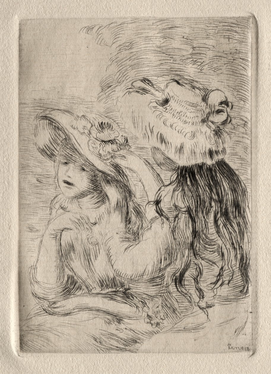 Der angeheftete Hut von Pierre Auguste Renoir
