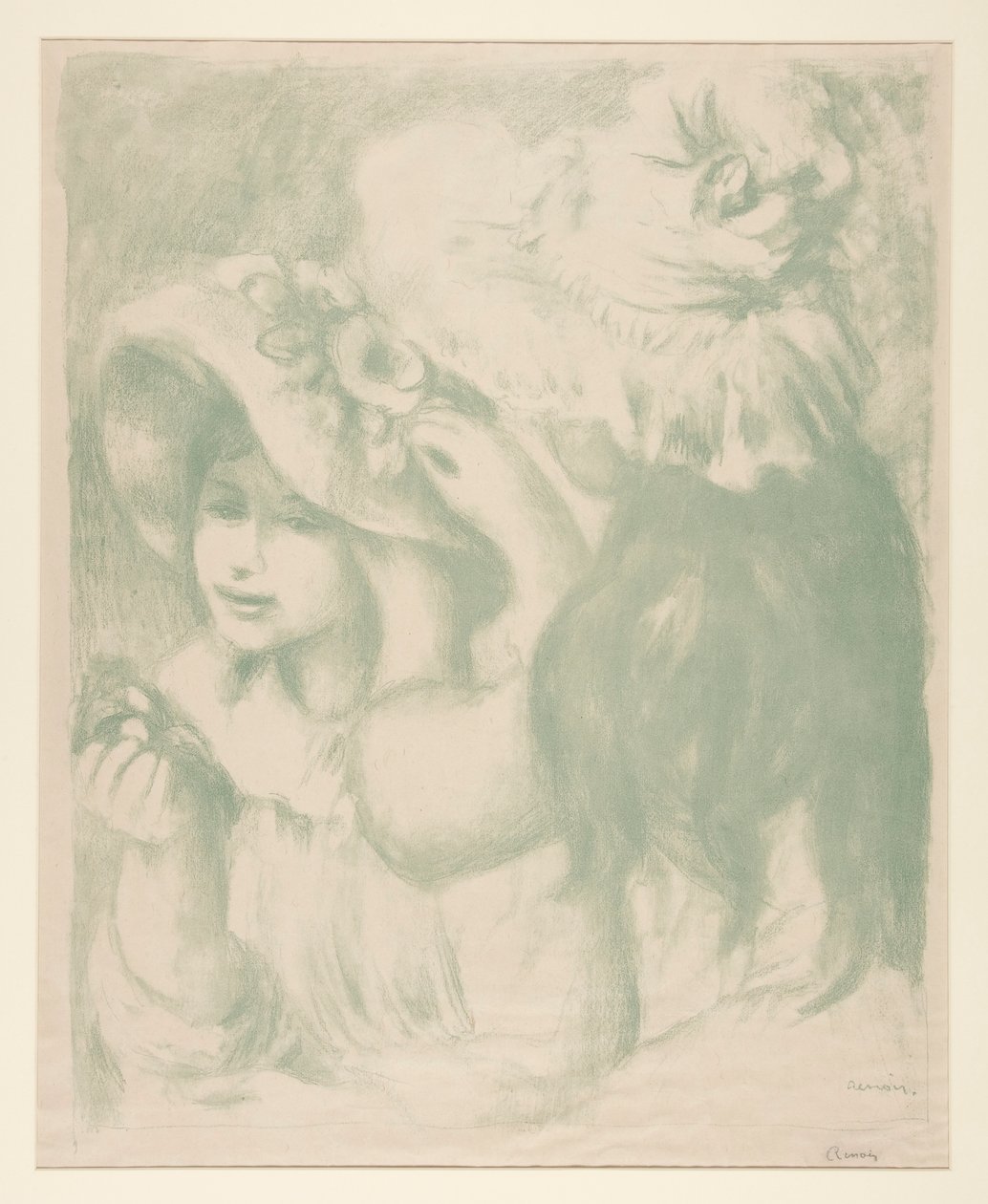 Der angeheftete Hut von Pierre Auguste Renoir