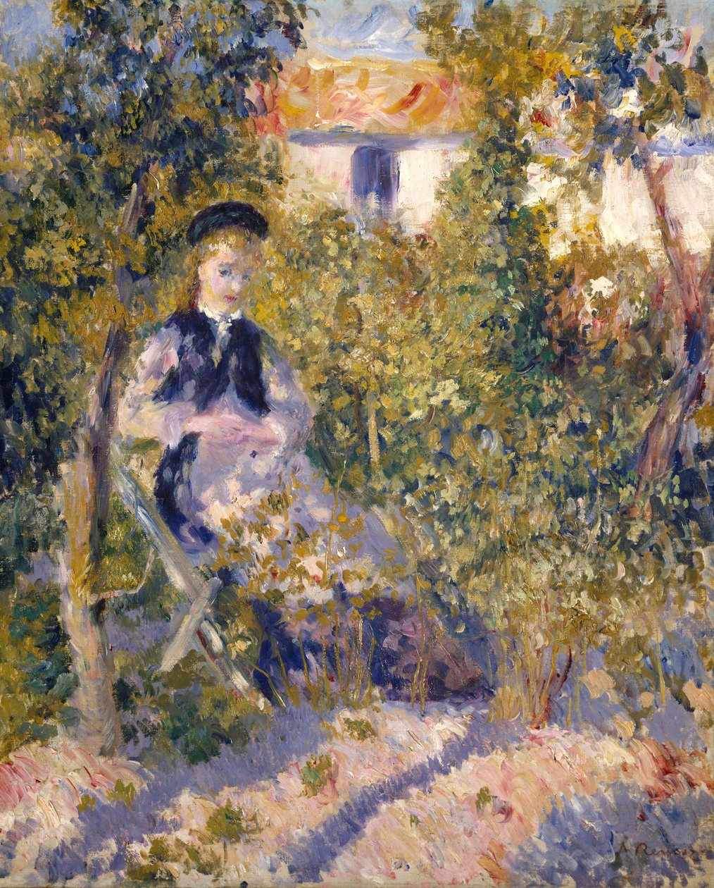 Nini im Garten von Pierre Auguste Renoir