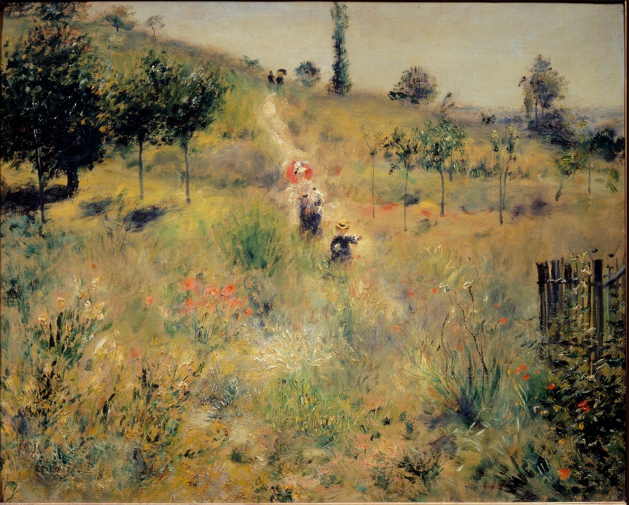 Pfad in hohen Kräutern von Pierre Auguste Renoir