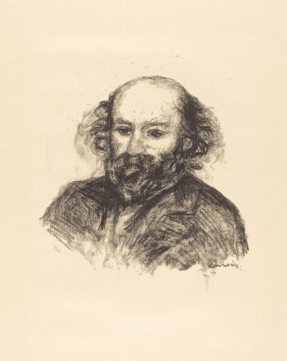 Paul Cézanne, 1902 von Pierre Auguste Renoir