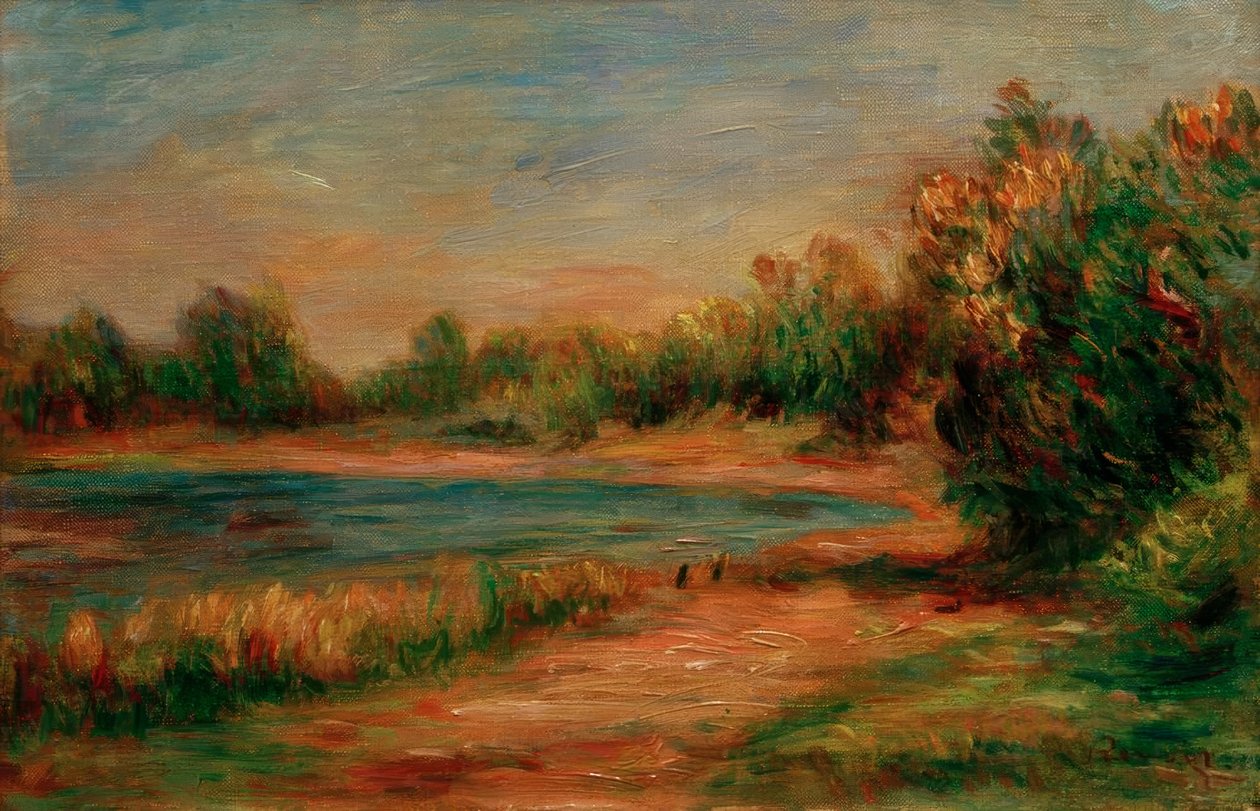 Landschaft in Guernsey von Pierre Auguste Renoir