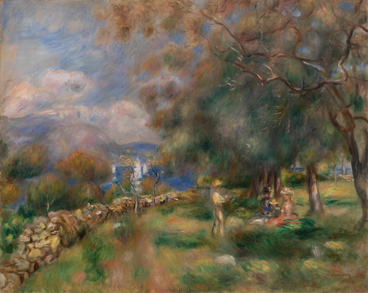 Halbinsel Saint-Jean von Pierre Auguste Renoir