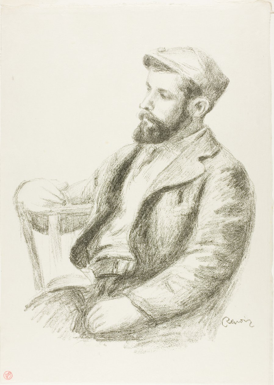 Porträt von Louis Valtat von Pierre Auguste Renoir