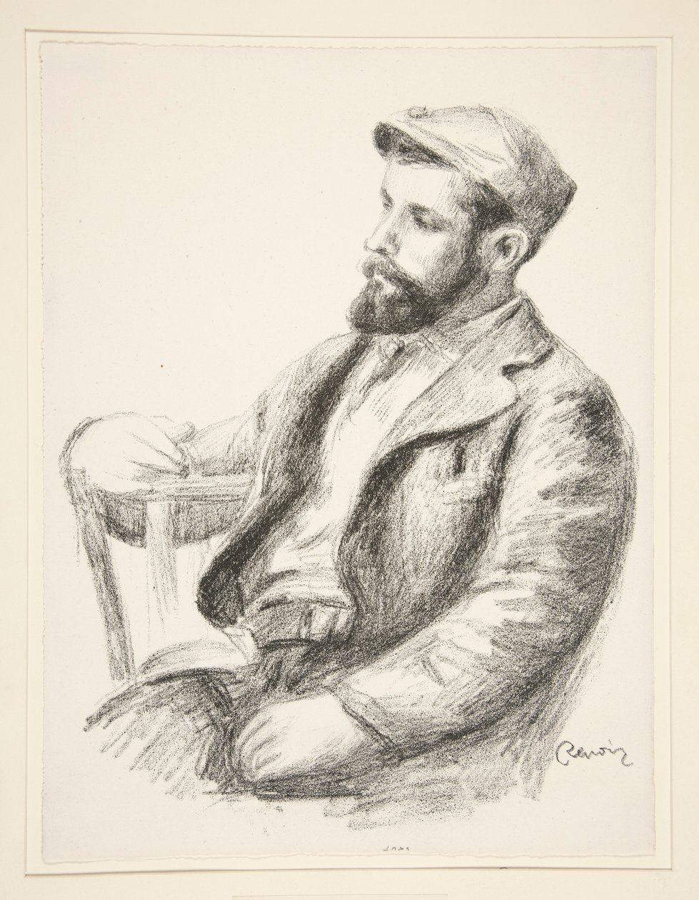 Porträt von Louis Valtat von Pierre Auguste Renoir