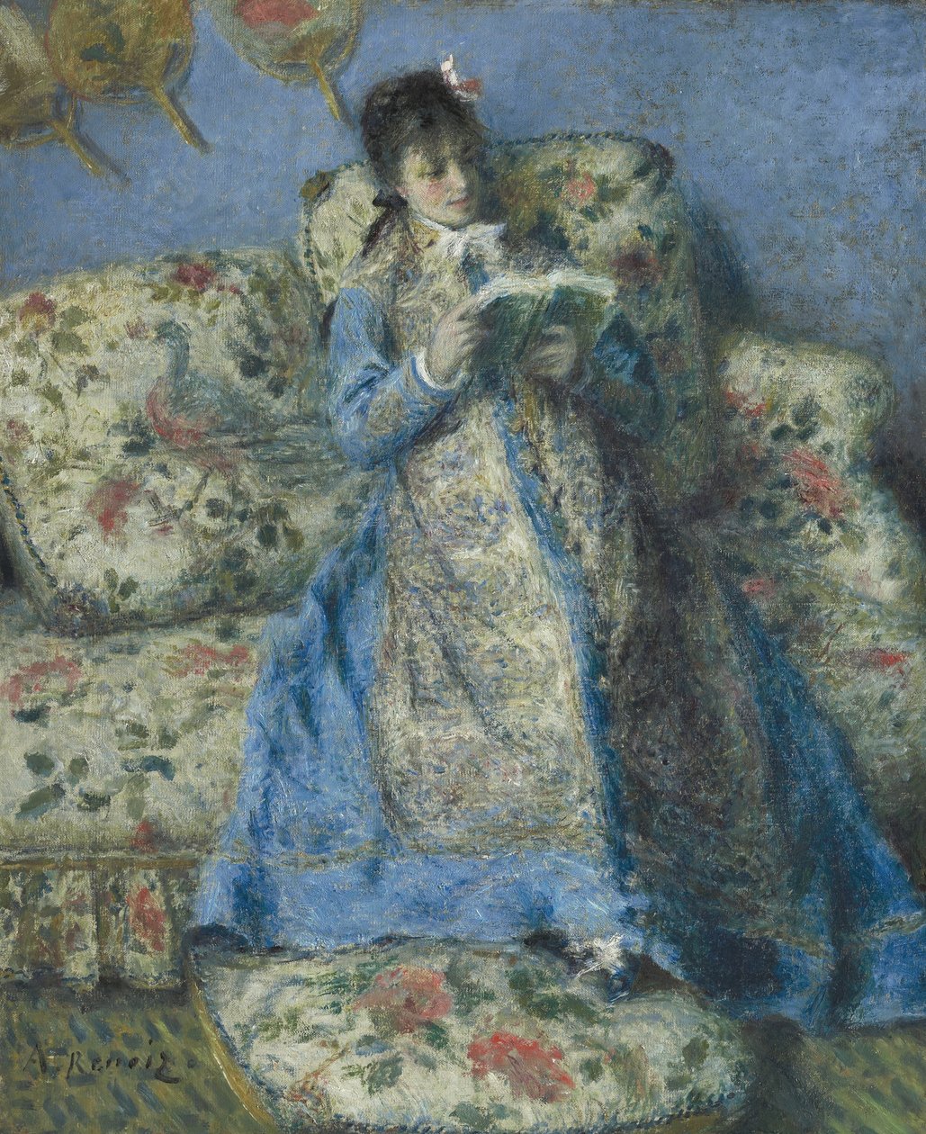 Porträt von Madame Monet von Pierre Auguste Renoir