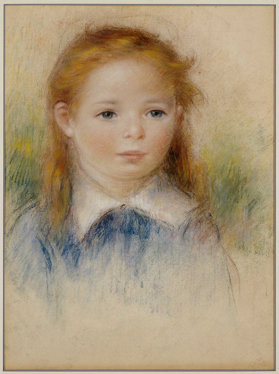 Porträt eines jungen Mädchens von Pierre Auguste Renoir