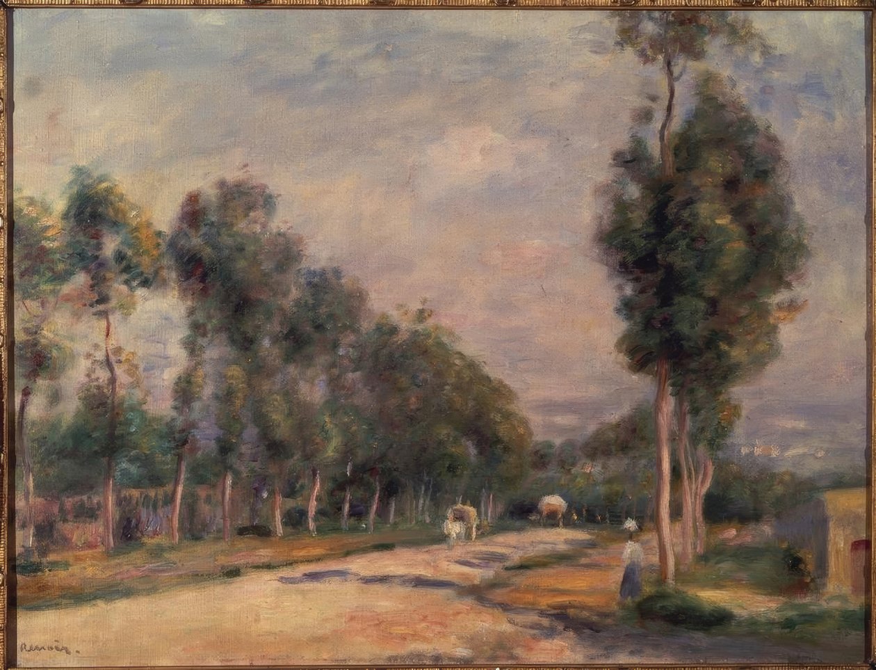 Straße bei Louveciennes von Pierre Auguste Renoir