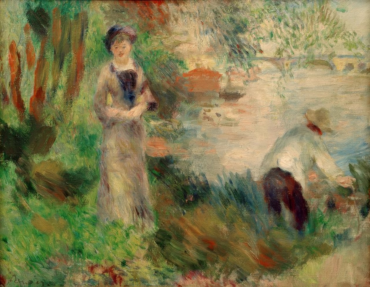 Auf der Insel Chatou von Pierre Auguste Renoir