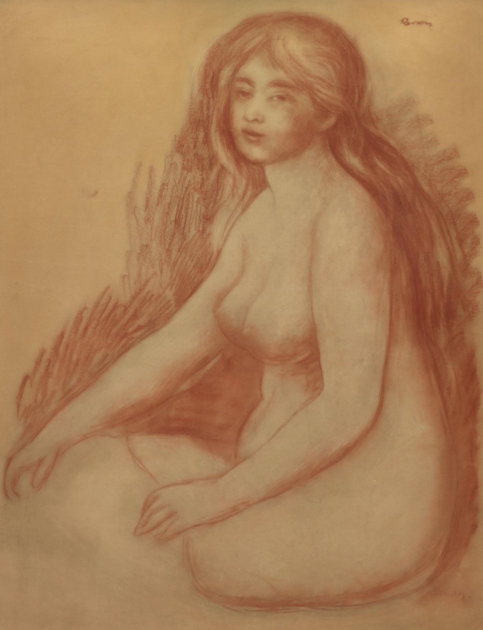 Der Badende von Pierre Auguste Renoir
