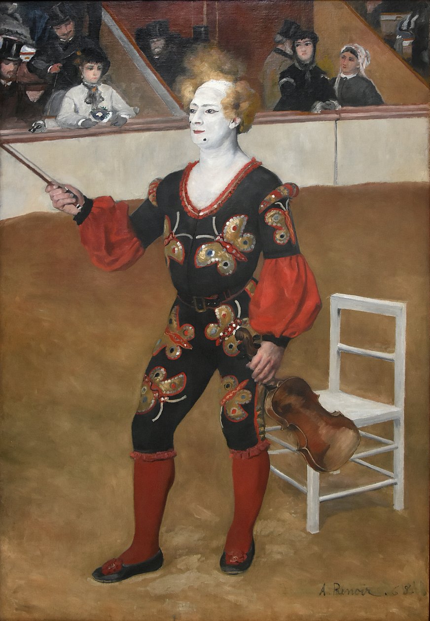 Der Clown von Pierre Auguste Renoir