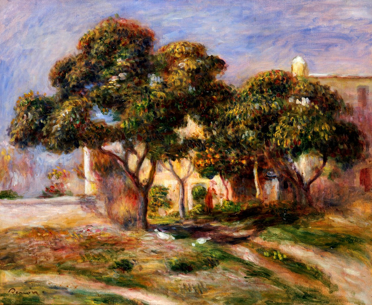 Die Mispelbäume von Pierre Auguste Renoir