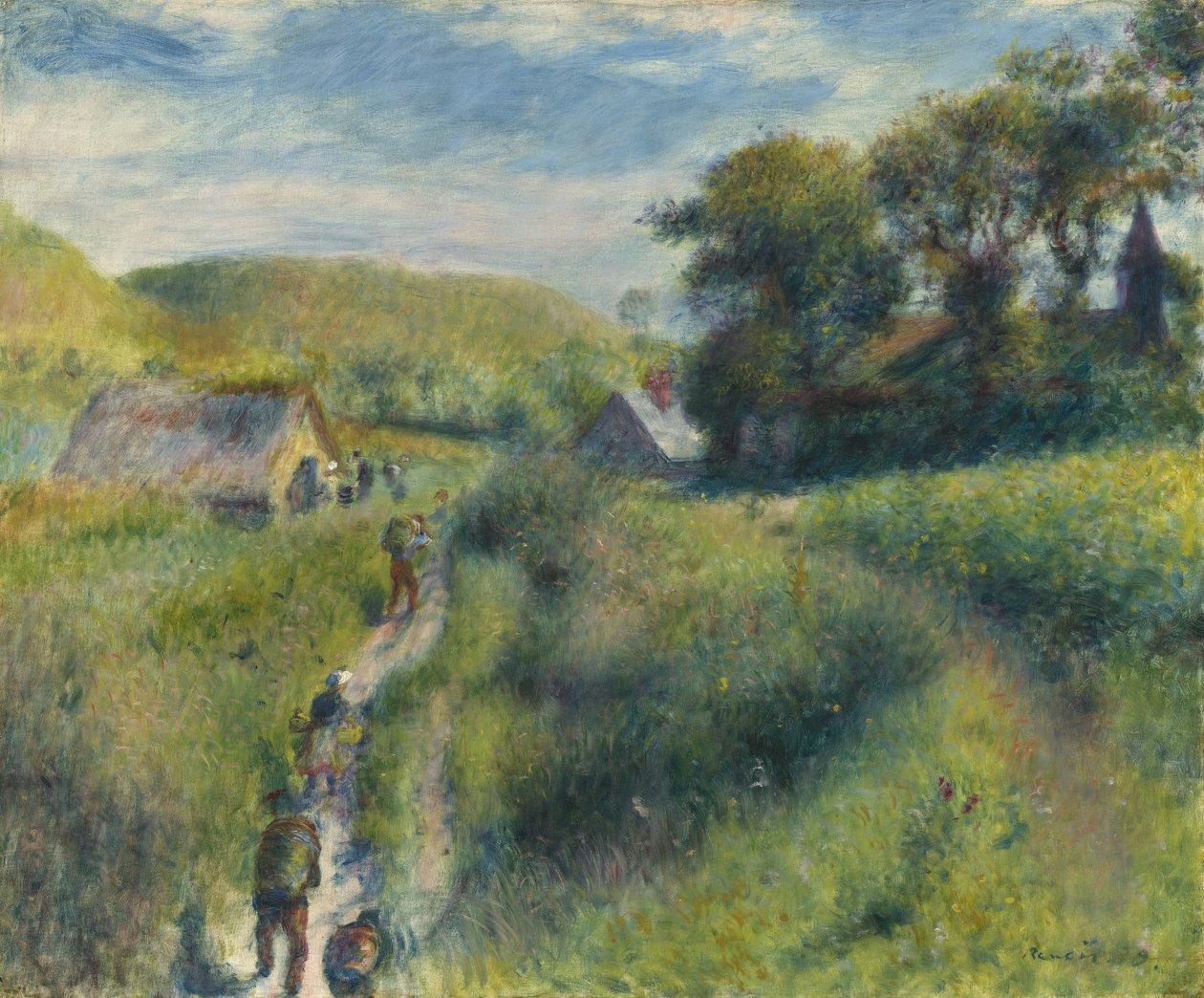 Die Muschelernte, 1879 von Pierre Auguste Renoir