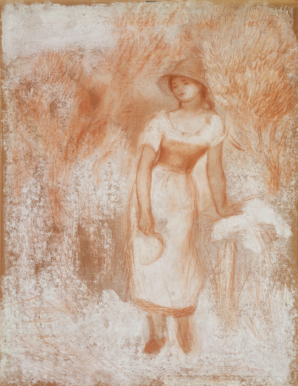 Der Schnitter, ca. 1890 von Pierre Auguste Renoir
