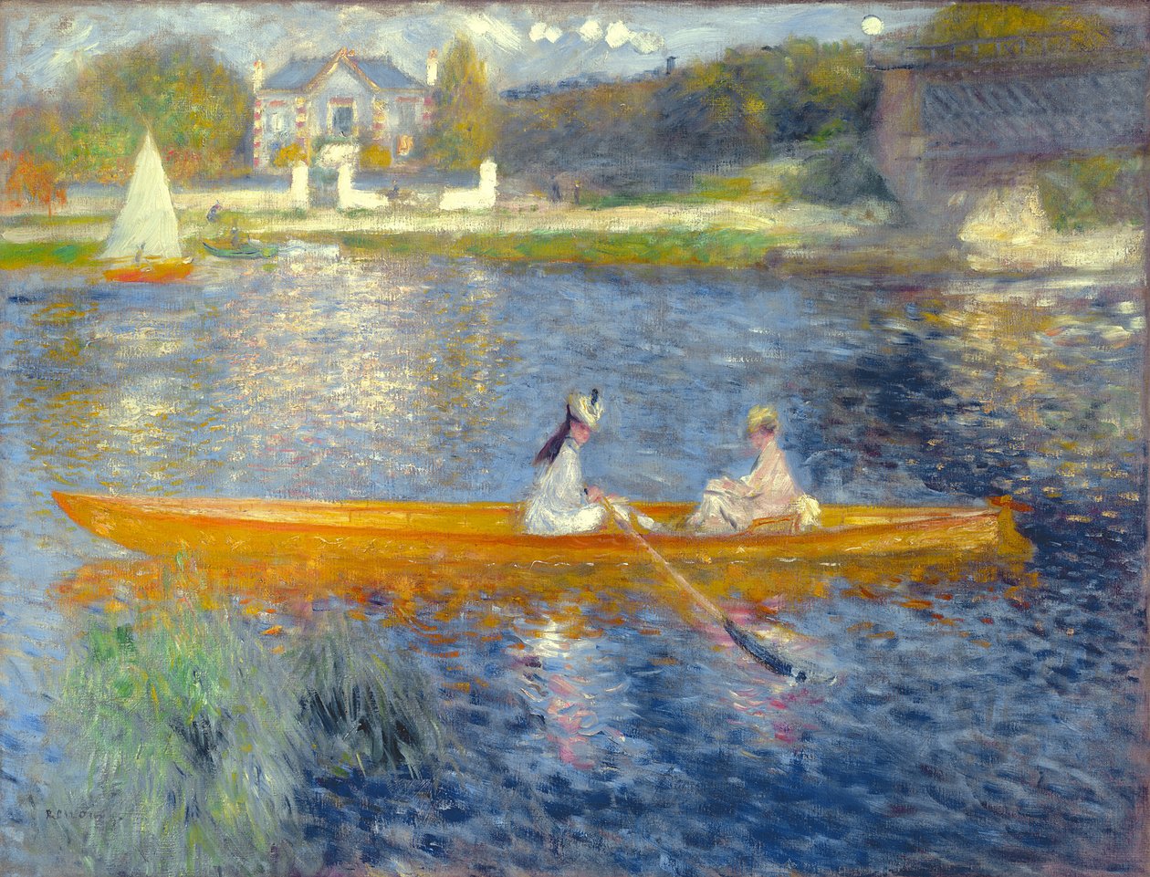 Das Boot (La Yole), 1875 von Pierre Auguste Renoir