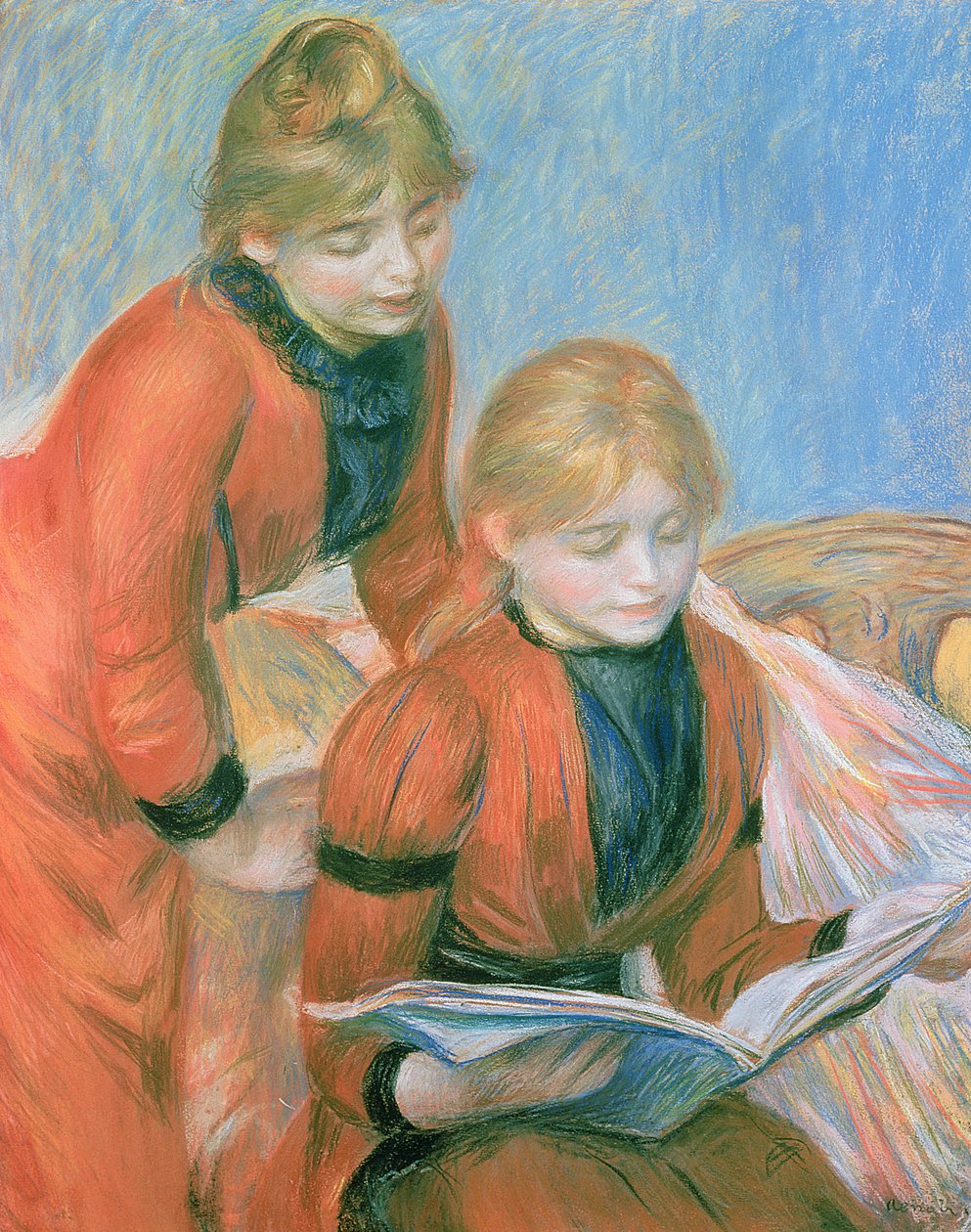 Die zwei Schwestern von Pierre Auguste Renoir