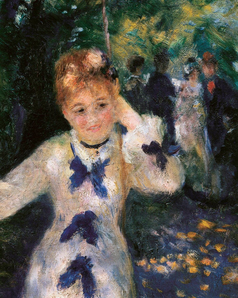 Die Schaukel (Detail) von Pierre Auguste Renoir