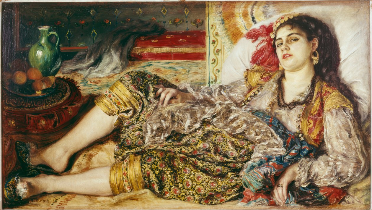 Eine Frau aus Algier von Pierre Auguste Renoir