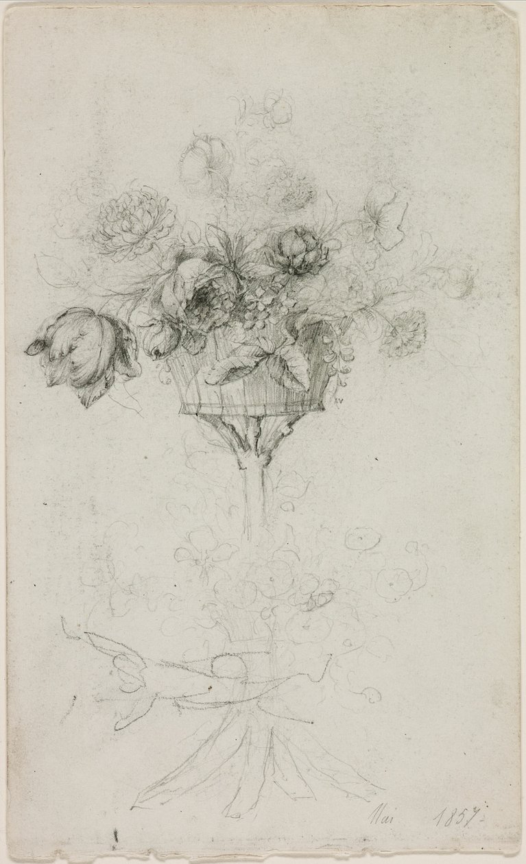 Blumenvase von Pierre Auguste Renoir