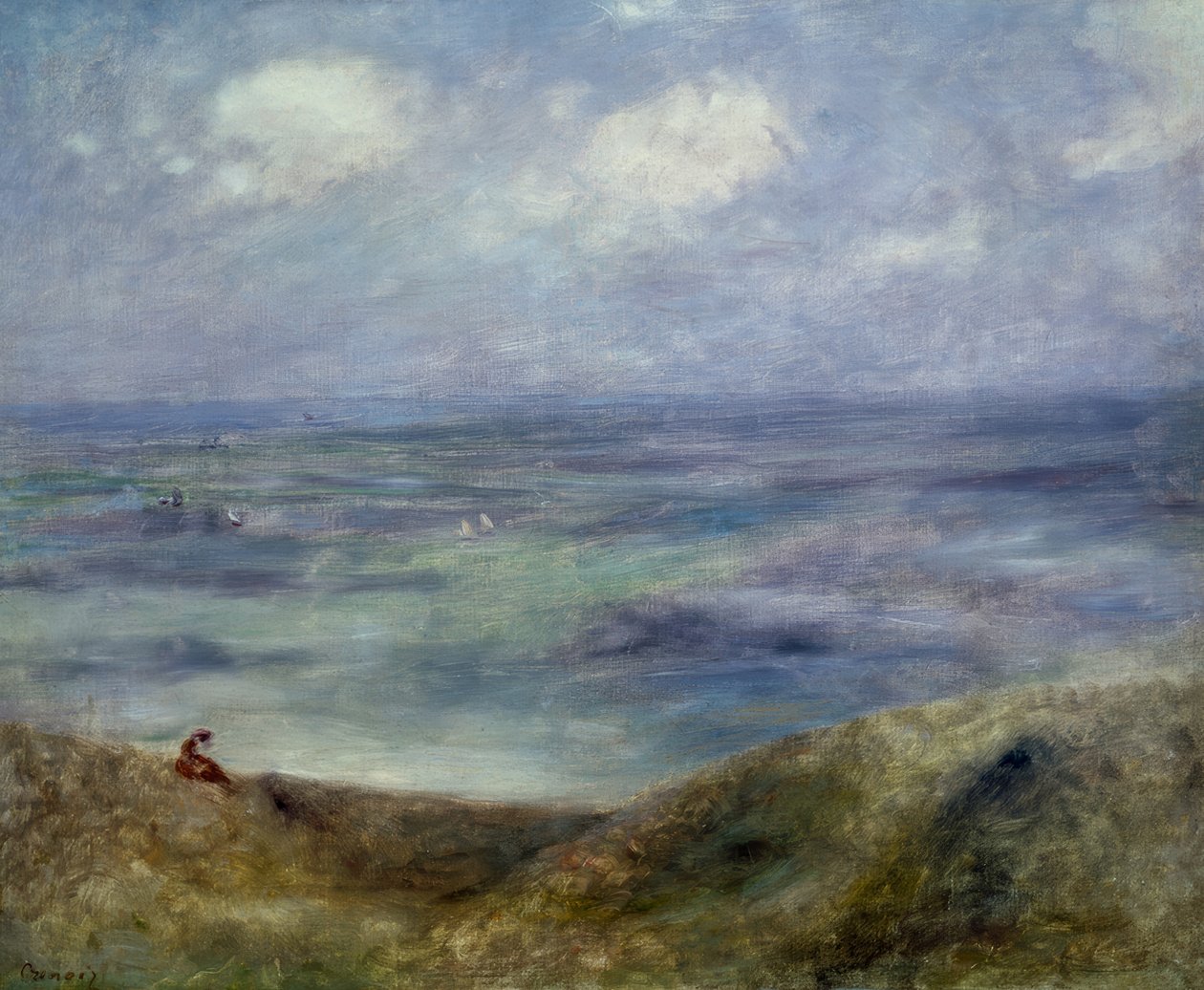 Blick auf das Meer, Guernsey von Pierre Auguste Renoir