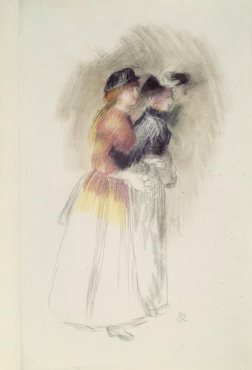 Zwei Frauen von Pierre Auguste Renoir