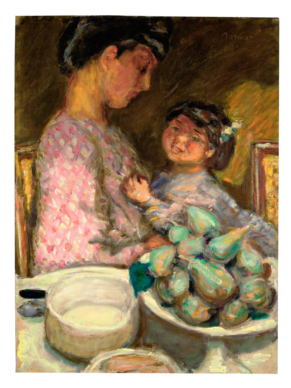 Ein Teller mit Feigen von Pierre Bonnard