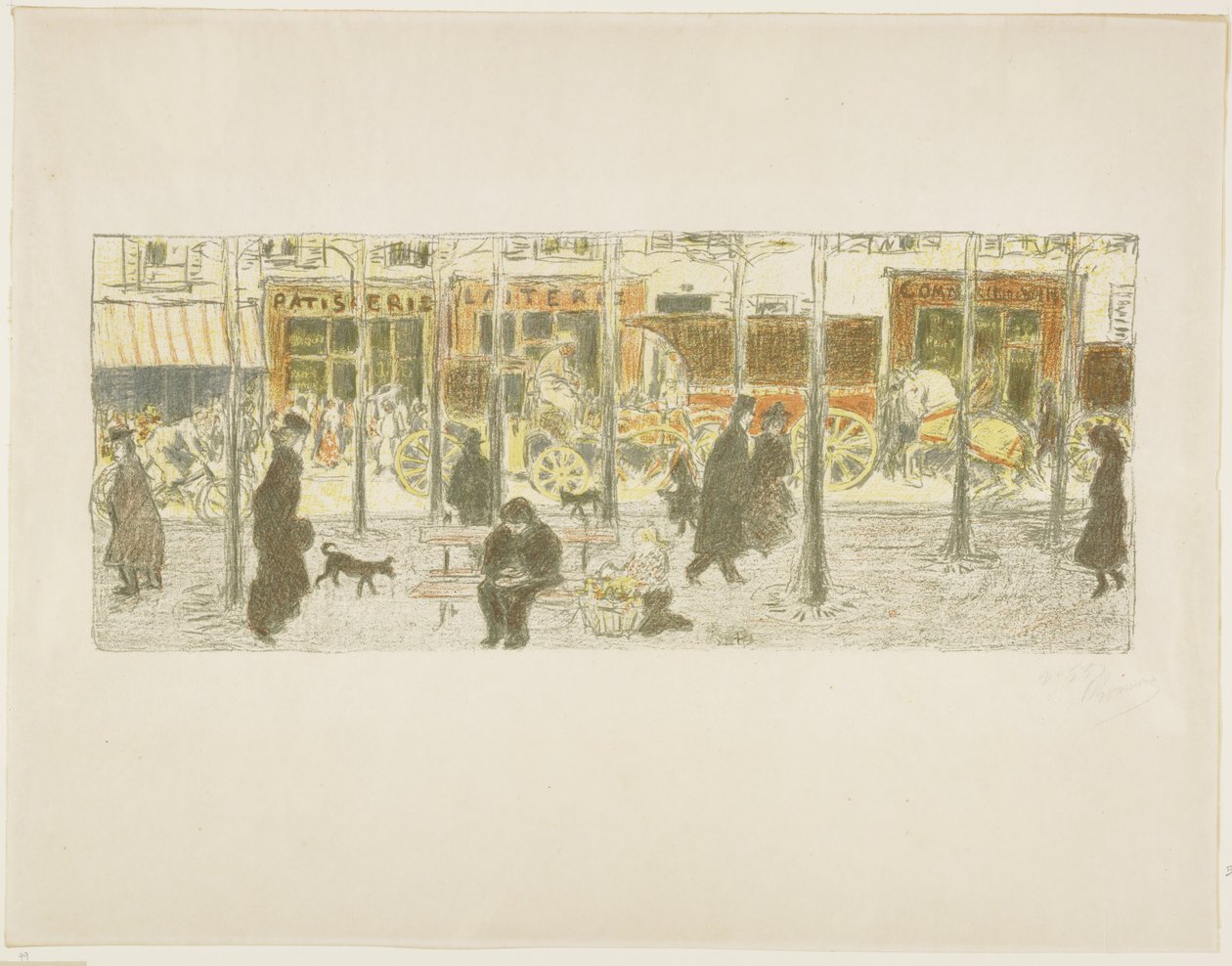 Boulevard von Pierre Bonnard